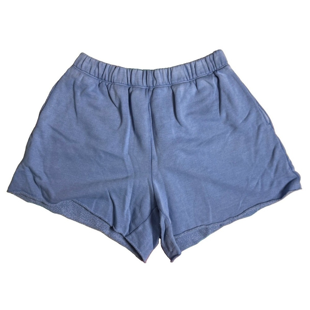 Aerie Blue Sleep Lounge Shorts Soft Cozy Pockets Women's Medium - Picture 4 of 4